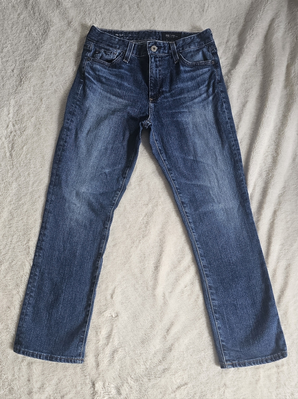 AG Adriano Goldschmied Mari Crop Slim Straight Jeans sz 27R EUC